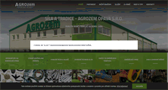 Desktop Screenshot of agrozem.cz